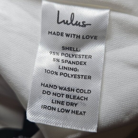 Lulus Surely Stunning Strapless Bustier Jumpsuit Size Small New White Bridal - Picture 10 of 11